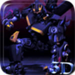 fighting robot live wallpaper android application logo